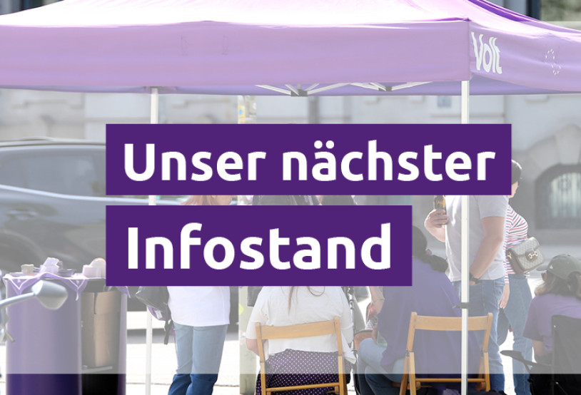 Volt Infostand in München