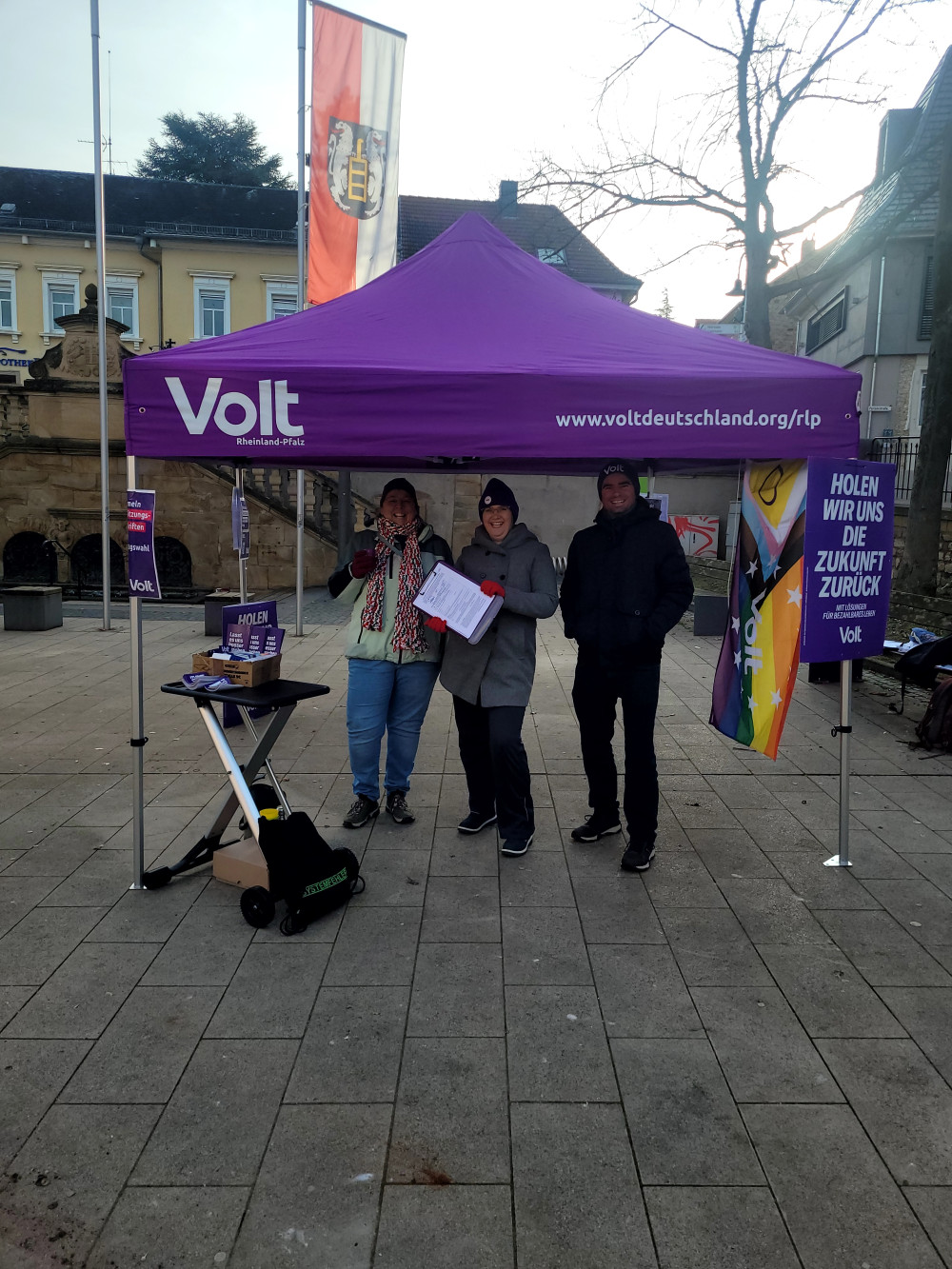 Infostand zur Bundestagswahl