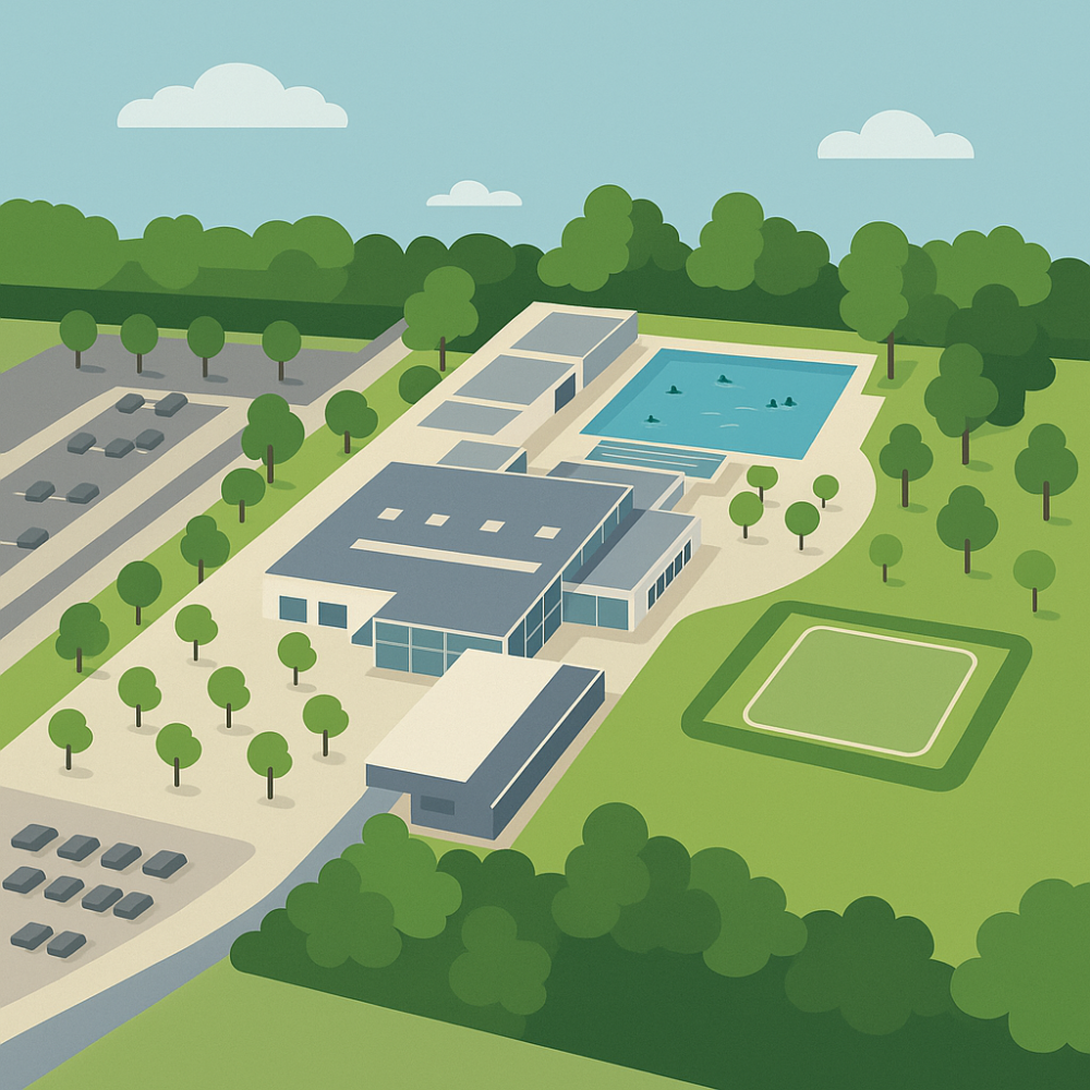 KI-Illustration des Bibert Bürger Bads