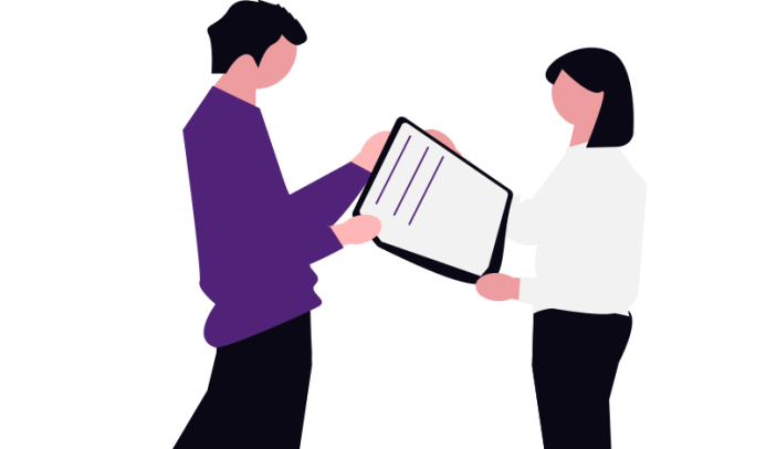 Illustration Infostand