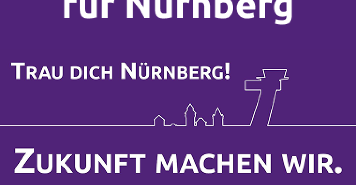 Titelbild von Volt Nürnberg zum vorstellen ihrer Kandidierenden zur Kommunalwahl 2026