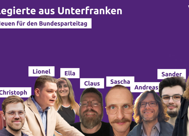 Vorwahlen für bayerische Delegierte: Diese 10 Unterfranken sind in Zukunft auf dem Bundesparteitag vertreten.