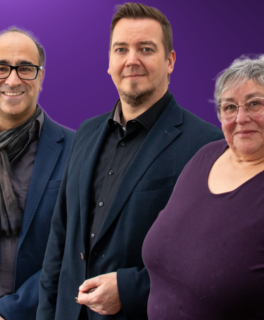 Gruppenbild von Shahram Naraghi, Benjamin und Gudrun Zarth