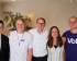 Neu gewählter Landesvorstand von Volt Bayern, von links: Lionel Bachelart, Jennifer Schnürch, Adriaan Andringa, Angela Bayer, Thomas Schön, Foto: Markus Tesch