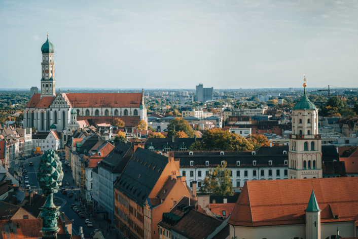 Augsburg von oben
