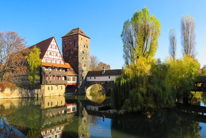 Weinstadel, Wasserturm, Henkerssteg Nürnberg