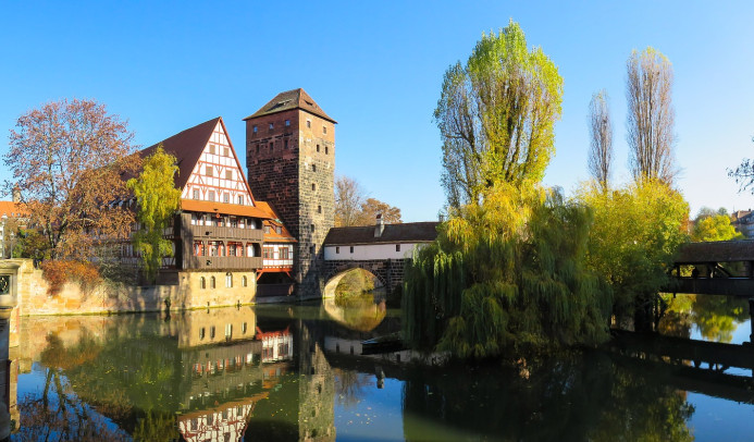 Weinstadel, Wasserturm, Henkerssteg Nürnberg