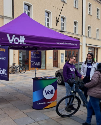 Unser erster Infostand des Jahres