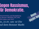 Aufruf Demo gegen Rassismus in Bonn