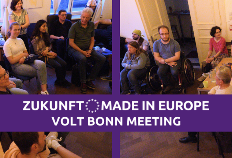 Volt Bonn Partei Meeting