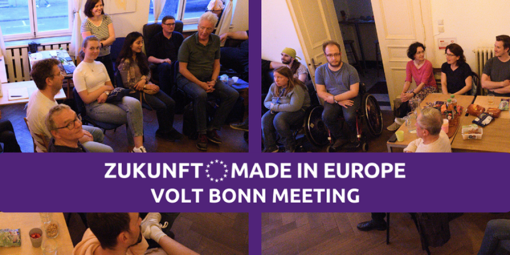 Volt Bonn Partei Meeting