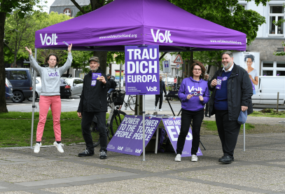 Bonn Wahlstand Volt