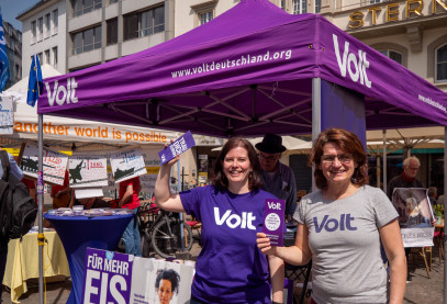 Wahlstand Bonn Sommer