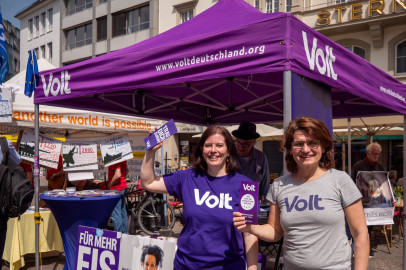 Wahlstand Bonn Sommer