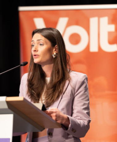 Frances Noltekuhlemann, Spitzenkandidatin von Volt in NRW (Foto: Volt NRW).