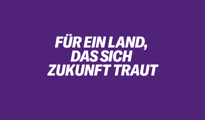 Für ein Land, das sich Zukunft traut