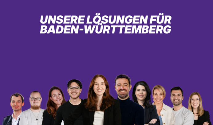 Kandidierende für die Landtagswahl Baden-Württemberg von Volt