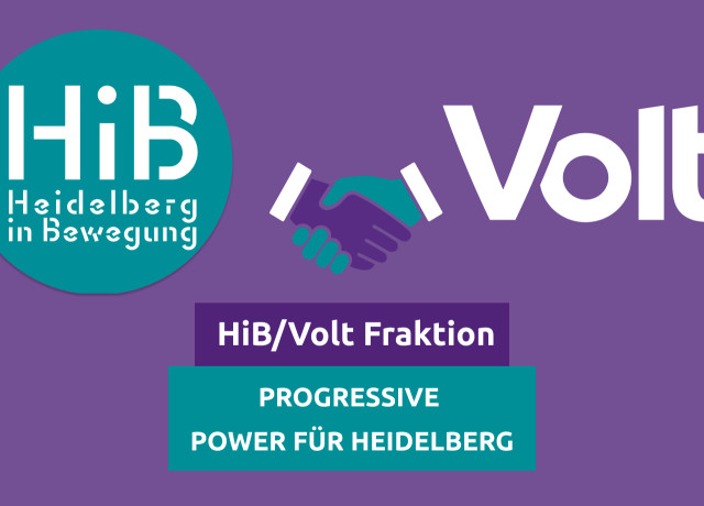 Heidelberg in Bewegung (HiB) und Volt. HiB/Volt Fraktion - Progressive Power für Heidelberg
