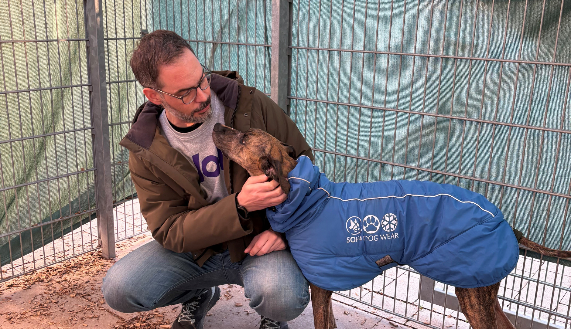 Patrik Fischer zu Besuch in Tierheim Heilbronn