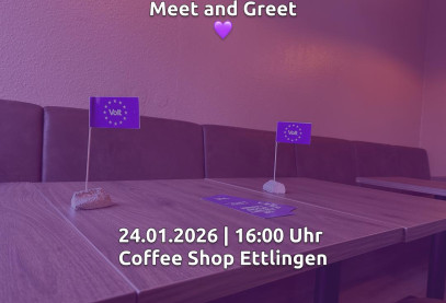 Meet & Greet im Coffee Shop Ettlingen am 24.01.2026 ab 16 Uhr