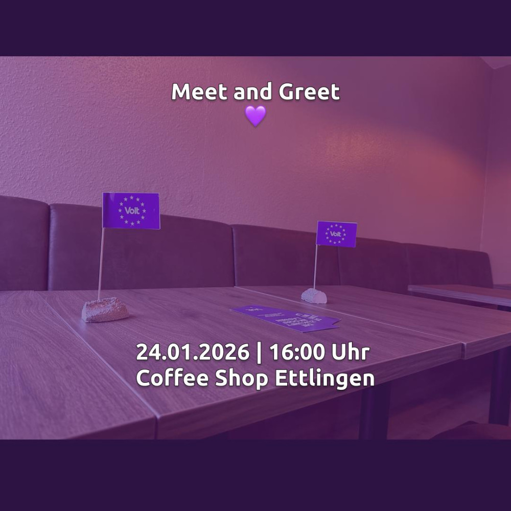 Meet & Greet im Coffee Shop Ettlingen am 24.01.2026 ab 16 Uhr