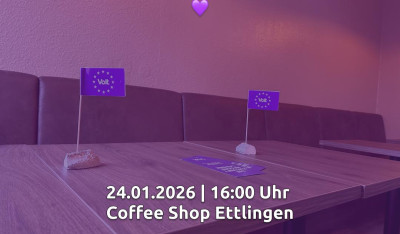 Meet & Greet im Coffee Shop Ettlingen am 24.01.2026 ab 16 Uhr