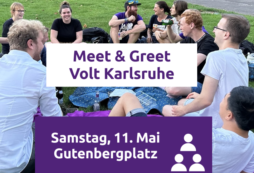 Meet und Greet am 11. Mai in Karlsruhe auf dem Gutenbergplatz