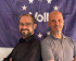 Patrick Kulinski (li.) & Jörg Quasnowitz (re.), Direktkandidaten der Partei „Volt“ für den Wahlkreis Böblingen. Bild: Birgit Seibel