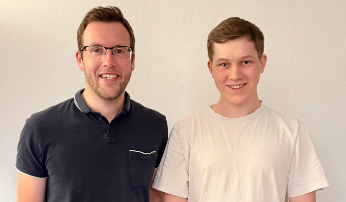 Unsere Direktkandidaten: für den Wahlkreis Ravensburg Mario Zitterich (links) und für den Wahlkreis Bodensee David Knäple (rechts).
