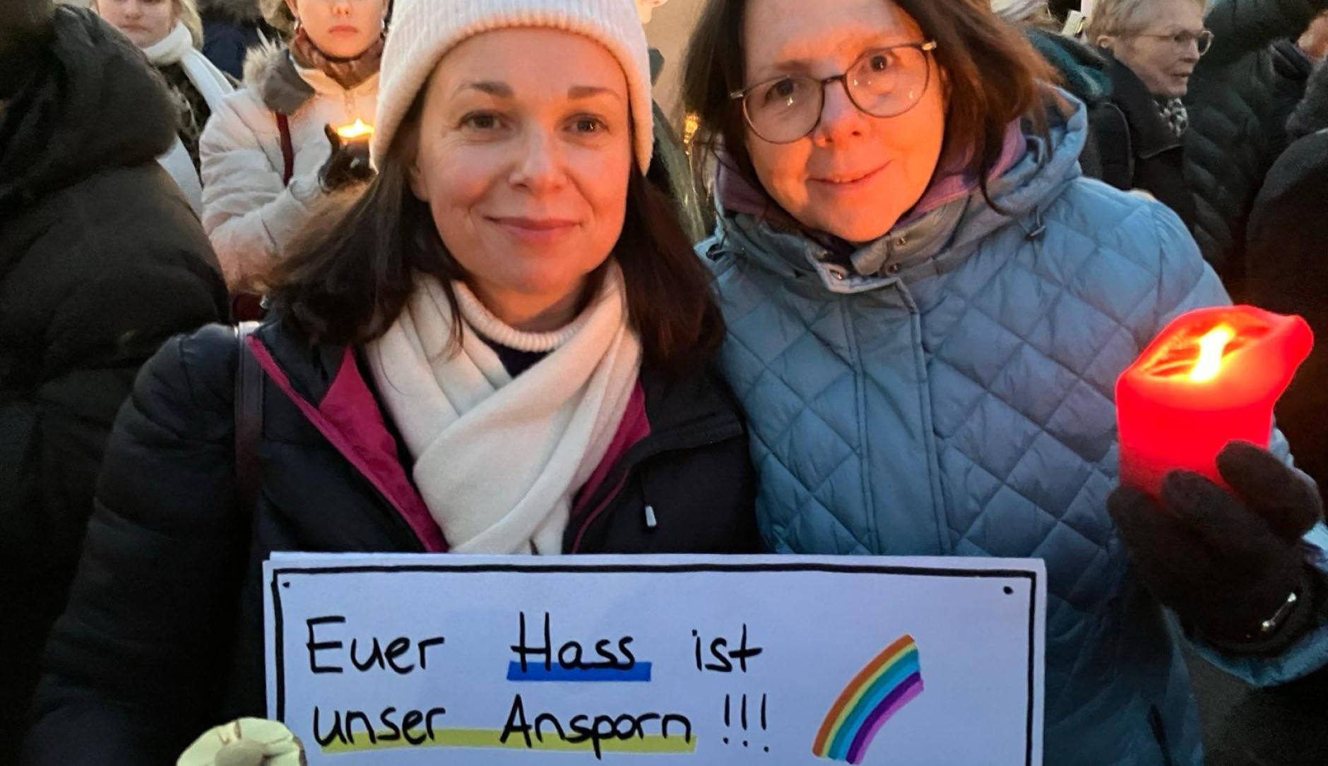 Demonstration für Demokratie und gegen jegliche Zusammenarbeit mit Rechtsexteemisten am 31.01.2025 in Reutlingen