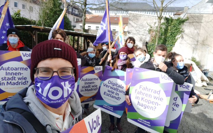 Foto von einer Wahlkampfveranstaltung