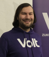 Richard Schiemann, Mitglied der Darmstädter Volt-Fraktion