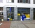 Eingang des Neuen Rathauses in Darmstadt am Luisenplatz