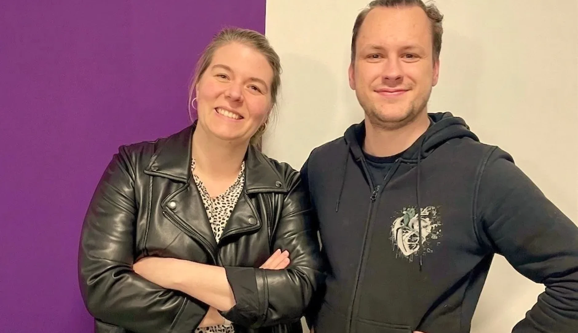 Der Volt-Fraktionsvorstand 2026: Ana Lena Herrling und Justin Krampe