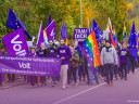 Foto einer Menschenmenge bei den Marches for Open Borders 2025