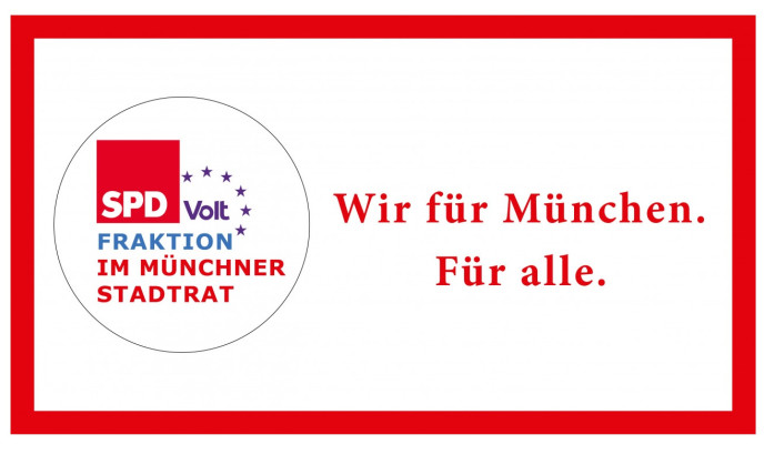 Logo der SPD und Volt Fraktion in München