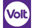 Volt Logo lila und weiß