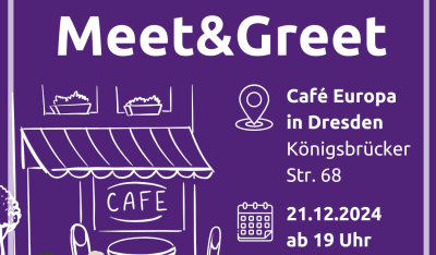 Meet&Greet am 21.12.2024 ab 19 Uhr im Café Europa