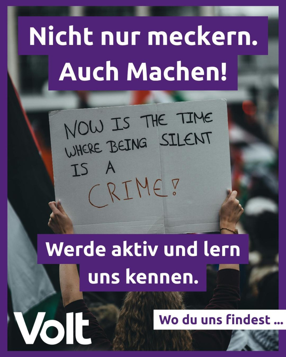 Sharepic Volt Stammtisch