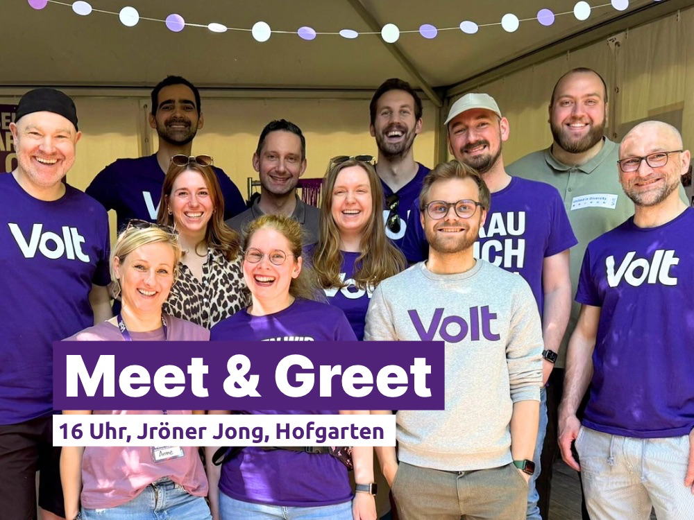 Meet&Greet 16 Uhr, Jröner Jong Hofgarten