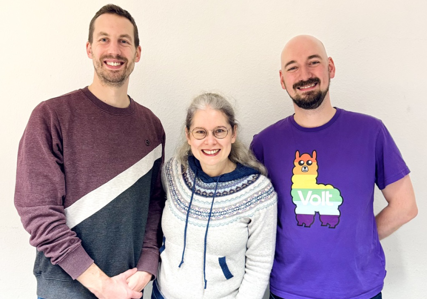 Can Böcek, Ramona Horlitz und Dennis Jansen (v.l.n.r.)