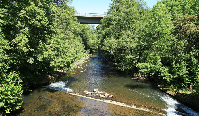 Bild von der Ennepe in Gevelsberg
