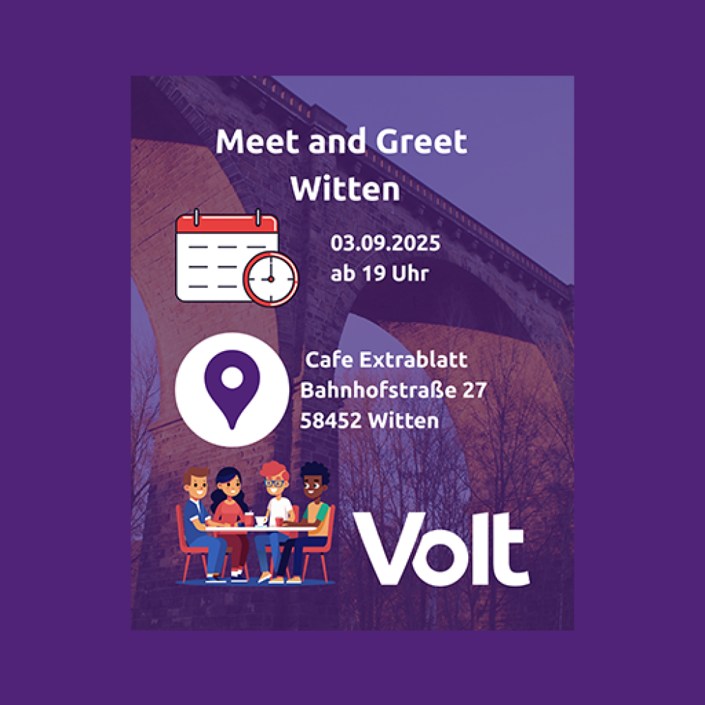 Schaubild: Meet and Greet in Witten