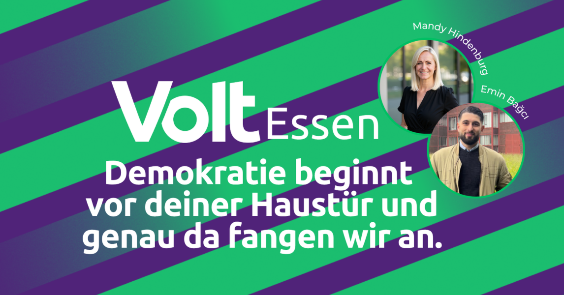 Wir haben es geschafft! Volt Essen tritt zur Kommunalwahl 2025 an ...