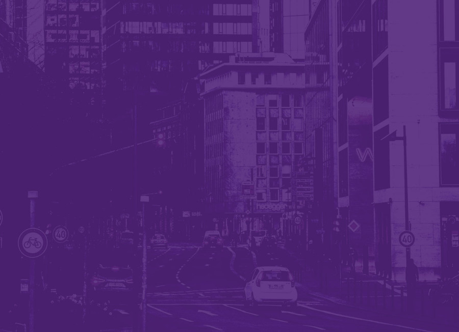 Eine Straße in Frankfurt am Main von pexels