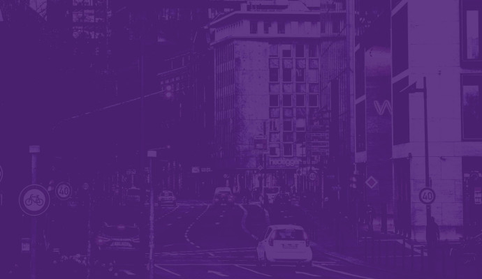 Eine Straße in Frankfurt am Main von pexels