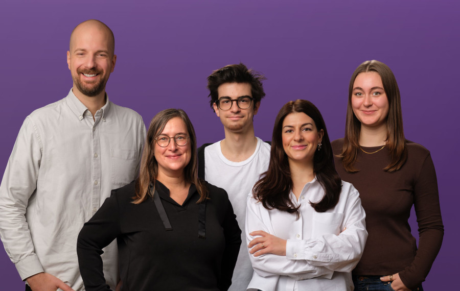 Spitzenkandidierende von Volt Frankfurt für die Kommunalwahl 2026