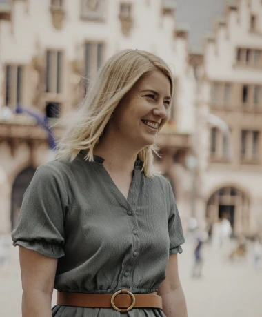 Bild von Britta Wollkopf, Stellv. Fraktionsvorsitzende für Volt im Römer