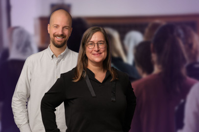 Philipp Winghart und Grit Winkler