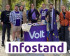 Volt Infostand in Frankfurt